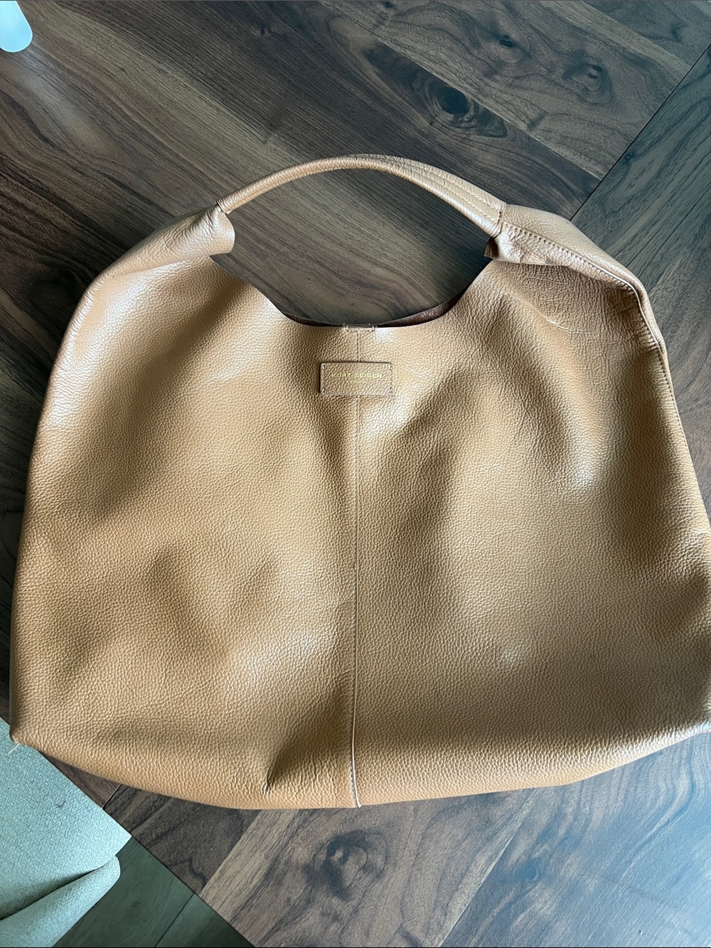 Kurt Geiger Tan Leather Hobo Shoulder Bag